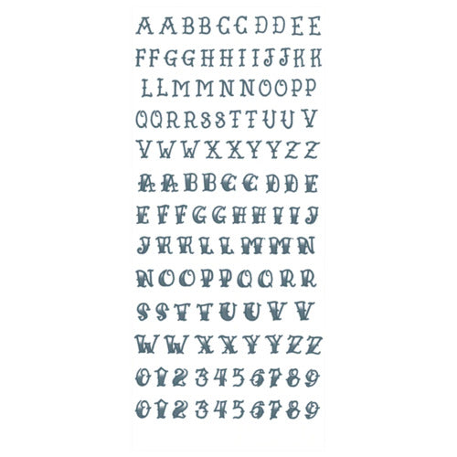 Temporary Tattoos- Knuckles Traditional Alphabet