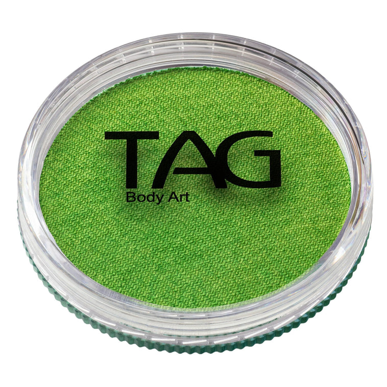 TAG Pearl Lime face paint 32g with lid TAG Pearl Lime face paint 32g with lid
