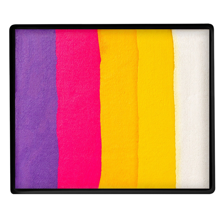 TAG Split Cake Sunset colour swatch top view TAG Split Cake Sunset colour swatch top view