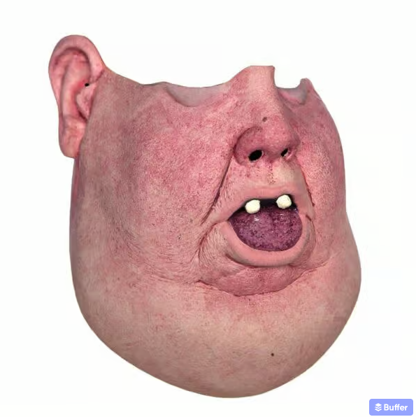 Latex Half Mask - No Neck