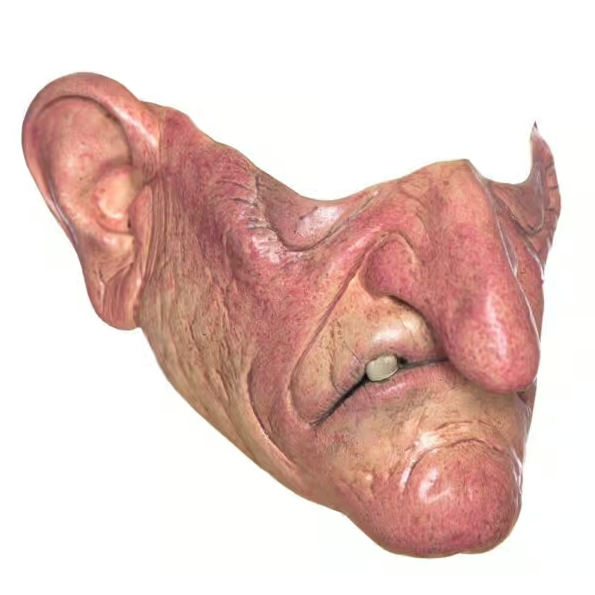 Latex Half Mask - Unhappy Pappy