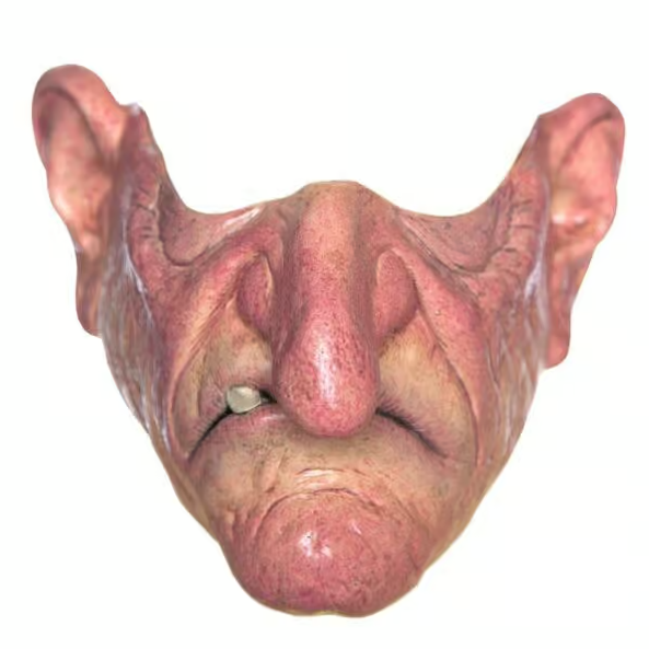 Latex Half Mask - Unhappy Pappy