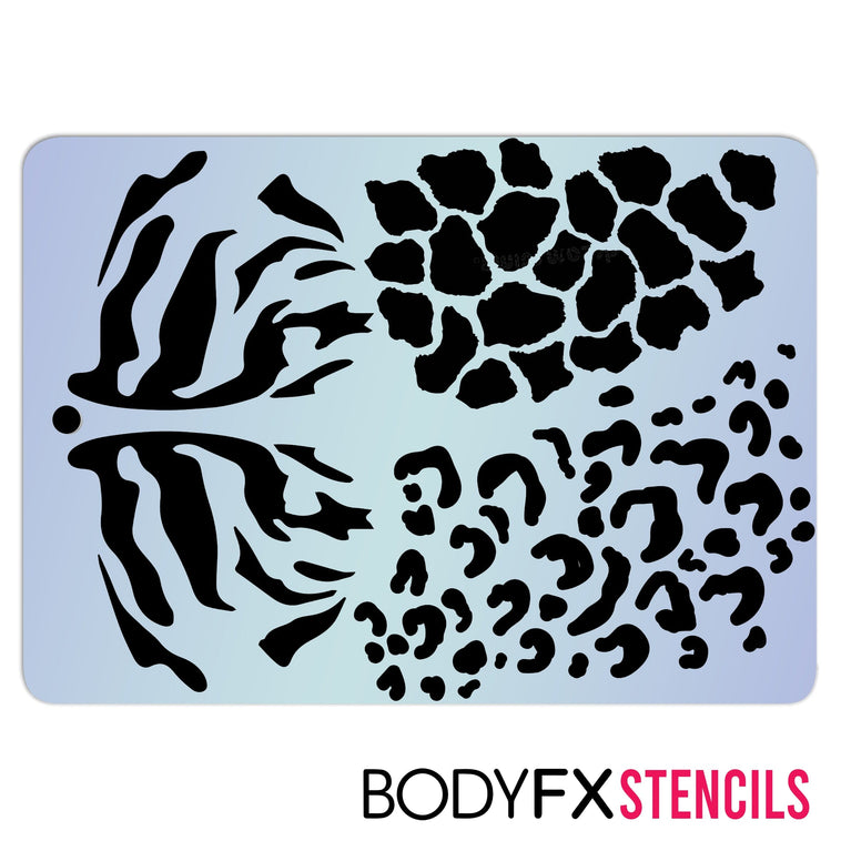 Animal Print Stencil Animal Print Stencil