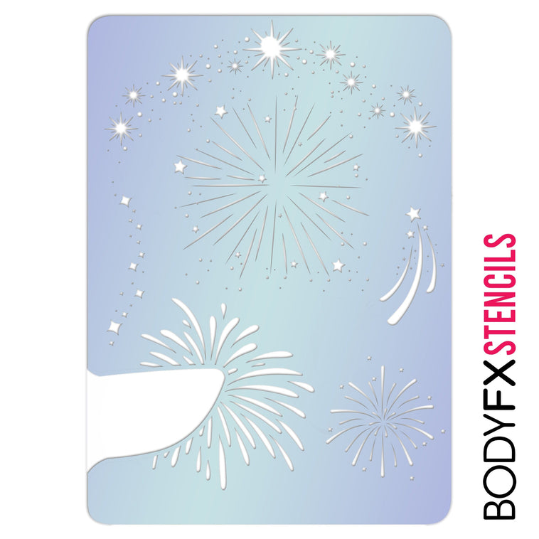 Fireworks Stencil Fireworks Stencil