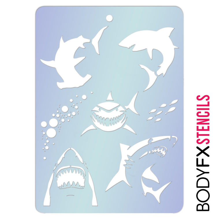 Shark Stencil Shark Stencil