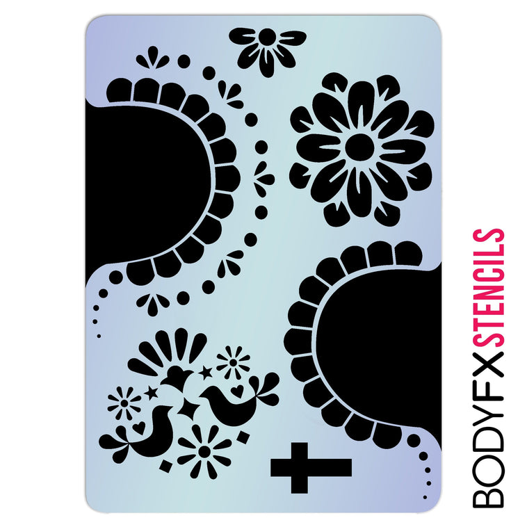 Sugar Skull Eye Stencil Sugar Skull Eye Stencil