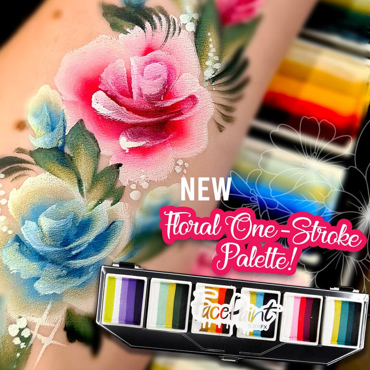 Floral One Stroke Palette Floral One Stroke Palette