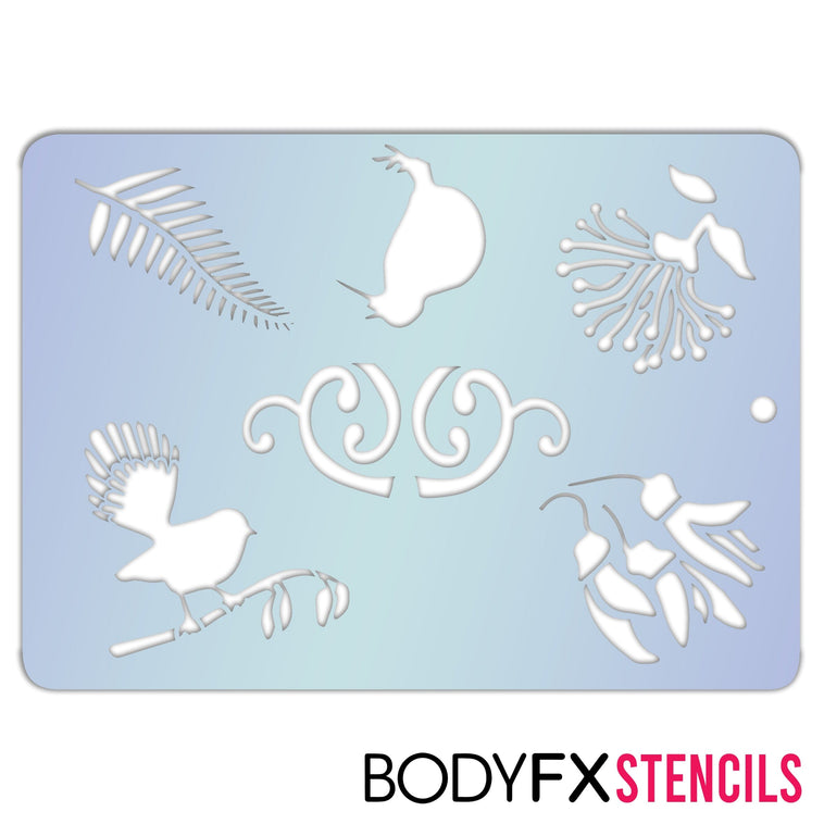 Kiwiana Stencil Kiwiana Stencil