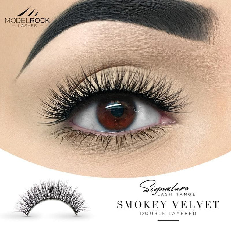 MODEL ROCK LASHES- SMOKEY VELVET MODEL ROCK LASHES- SMOKEY VELVET