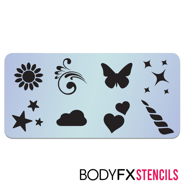 Palette Stencil - Summer Party Palette Stencil - Summer Party