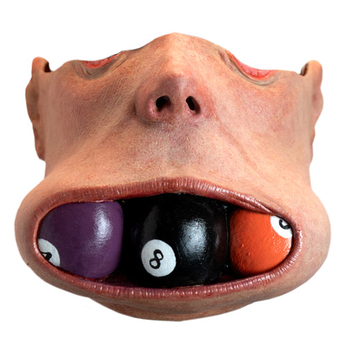 Latex Half Mask - 3 Ball Charlie