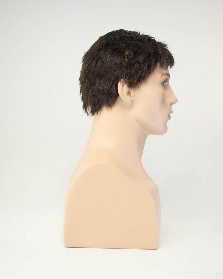 Dark Brown Short Lace Front Human Hair Wig