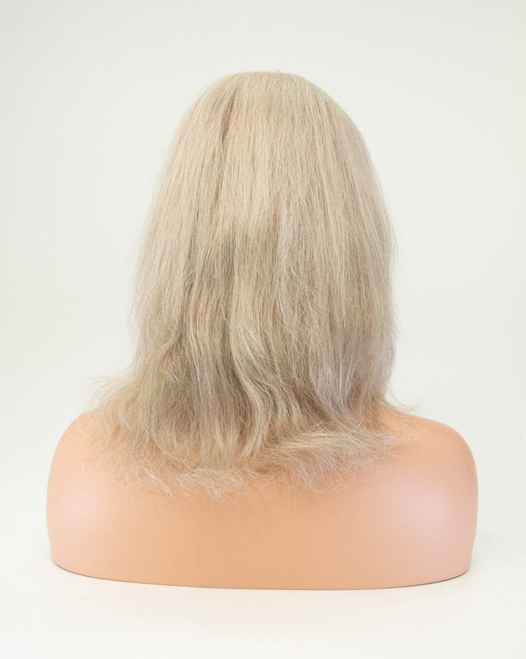 Mousey Grey 40cm Lace Front Human Hair Wig